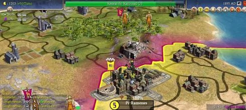 Screen z gry Civilization IV