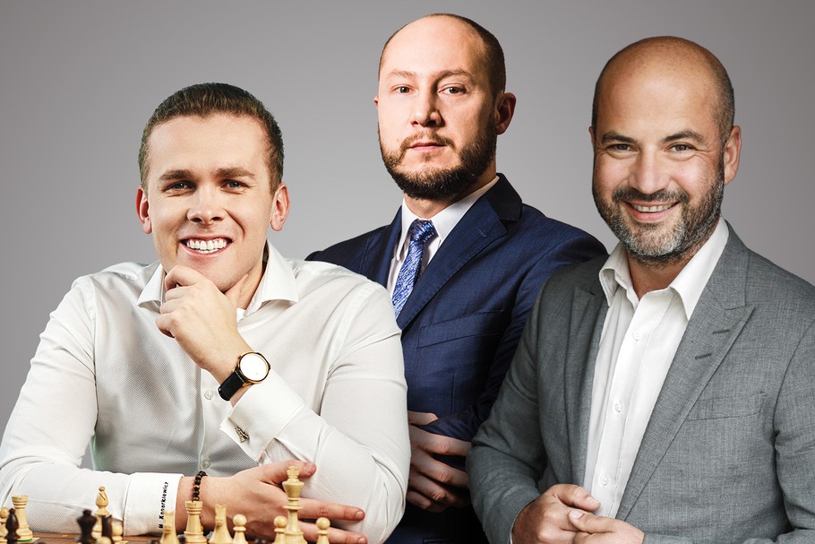 Od lewej: Michał Kanarkiewicz, właściciel Kanarkiewicz Strategy Consulting, Maciej Sieracki, prezes Naster S.A. oraz Łukasz Skrzypek, Co-Founder i COO w multilango.com  