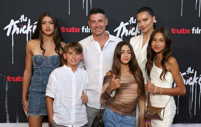 Adrijana Lima i Andre Lemer sa decom