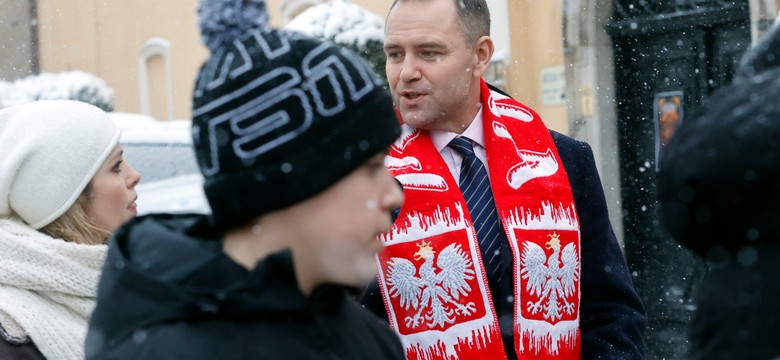 Karol Nawrocki spotkał się z kibicami na Jasnej Górze. Politycy piszą o profanacji