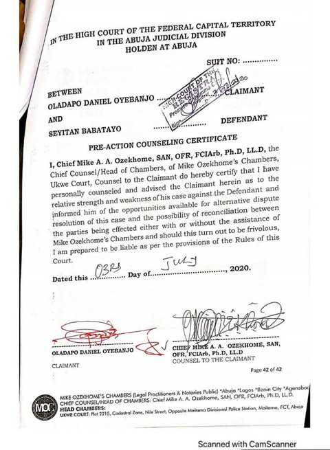D'banj sues Setiyan Babatayo for N1.5B [LindaIkeji]