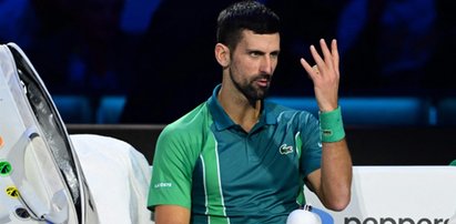 ATP Finals. Hubert Hurkacz postraszył giganta. Zły Djoković zaliczył po meczu wpadkę