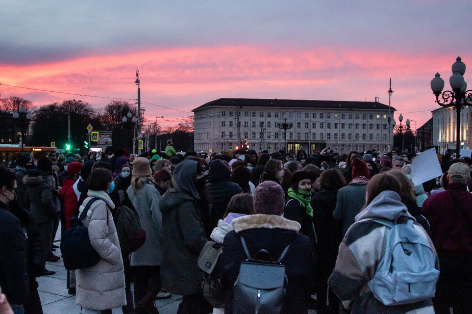 Antikriegsprotest in Kaliningrad / Foto von Юлия Власова