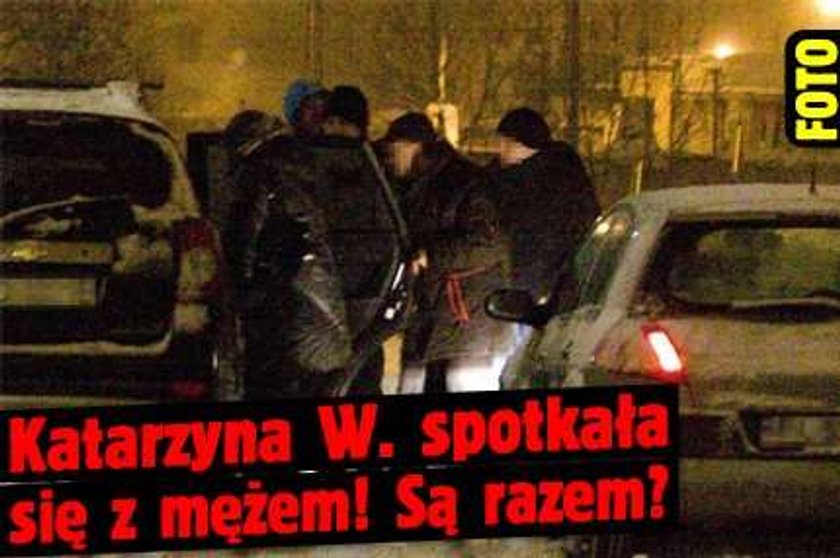 Katarzyna W. spotkała się z mężem! Są razem? FOTO