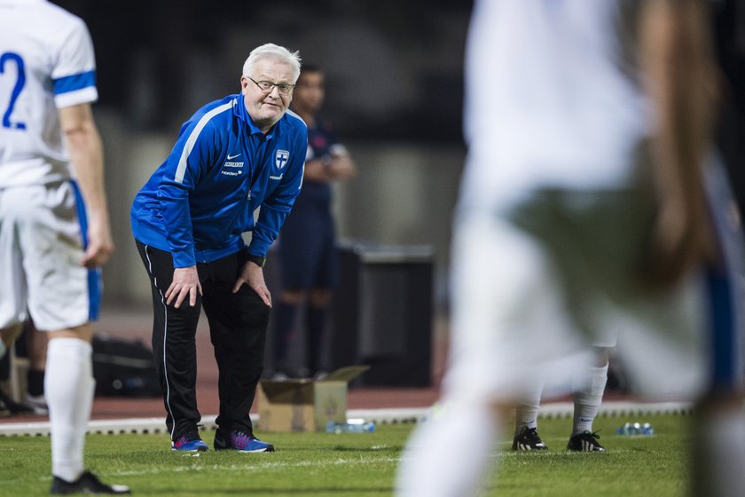 Trener Finlandii Hans Backe przed meczem z Polską