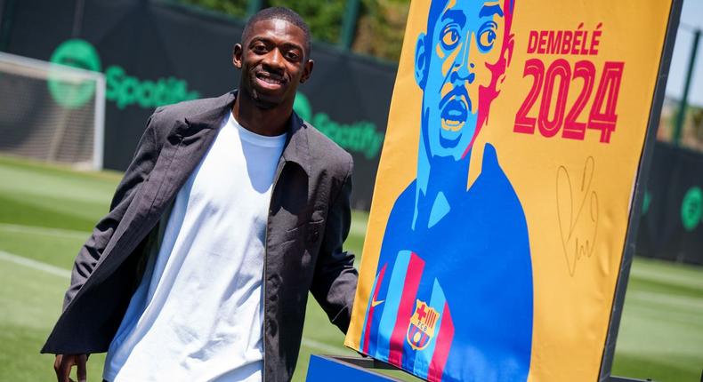 Dembele poursuit l'aventure avec le Barça