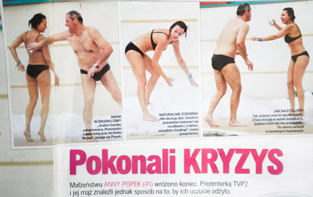 Półnaga Popek dostała kulką od męża