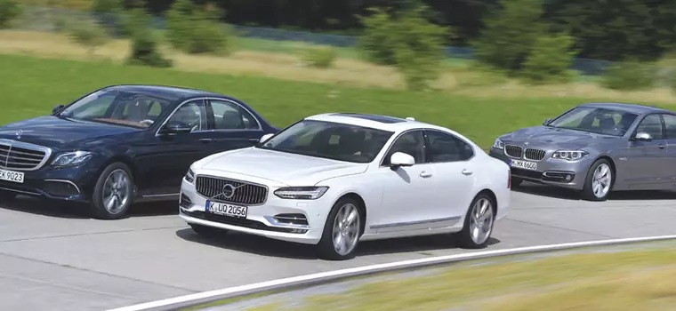 Volvo S90 kontra Mercedes klasy E i BMW serii 5 - czy szwedzkie cylindry mogą być lepsze od niemieckich?