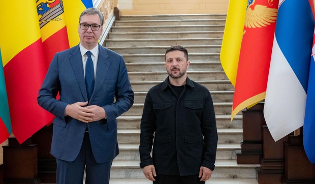 Aleksandar Vučić i Vladimir Zelenski sreli su se više puta od početka rata u Ukrajini, ali uglavnom na marginama međunarodnih samita | Foto: Ukrainian Presidential Press Service/Handout via REUTERS