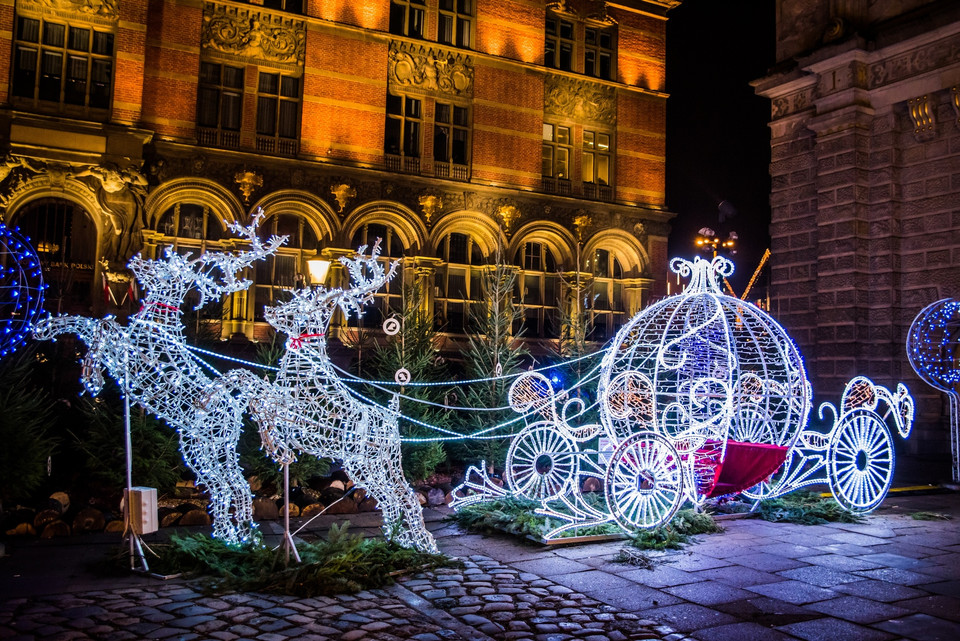 Iluminacje świąteczne w Gdańsku