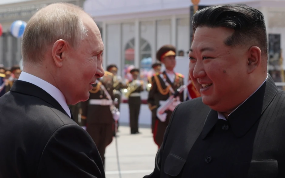 Vladimir Putin i Kim Džong Un