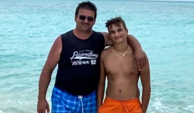 Boris Majorski sa ocem Vladimirom