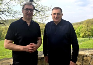 Aleksandar Vučić i Milorad Dodik