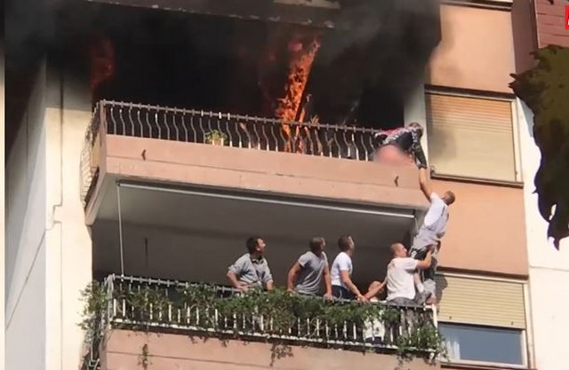 Heroes managed to get Minja out of the burning apartment, but the girl passed away after a month of fighting for her life.