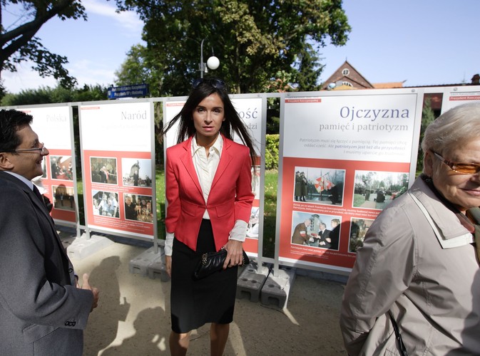Sopot, otwarcie wystawy przedstawiającej działalność Lech Kaczyńskiego