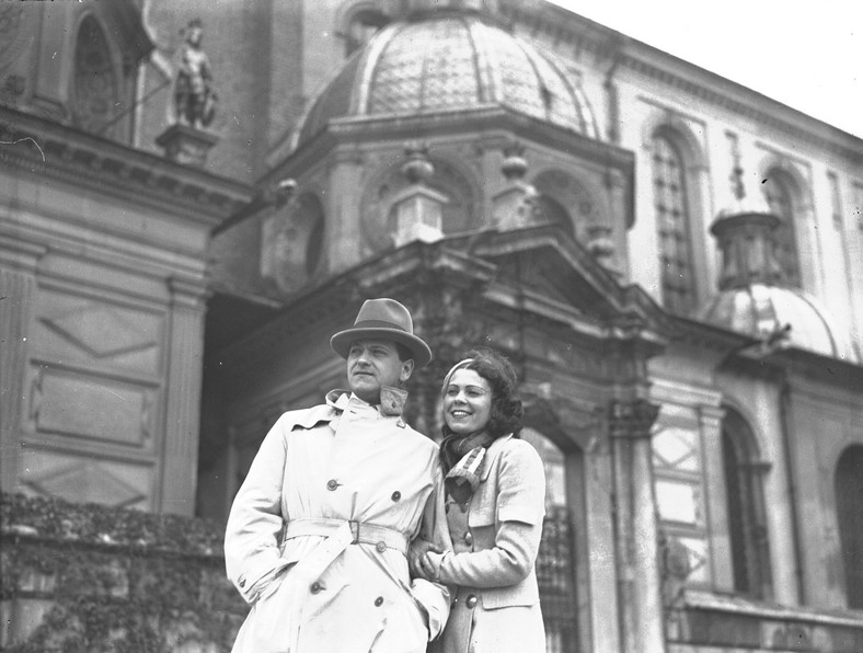 Eugeniusz Bodo i Nora Ney w Krakowie (1933)