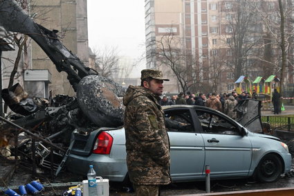 Katastrofa śmigłowca w Ukrainie. Zginęło kierownictwo MSW