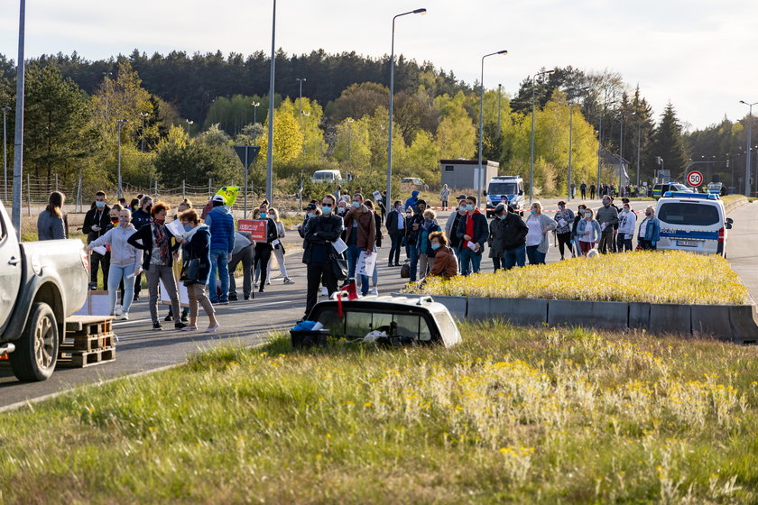 Protest w Lubieszynie