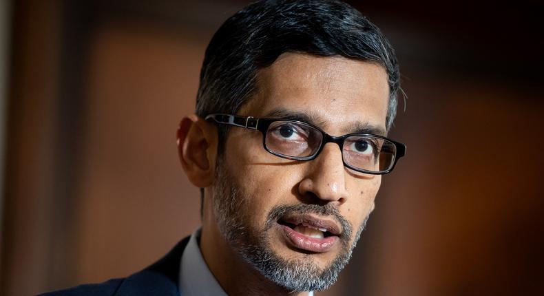 Sundar Pichai, CEO of Google parent Alphabet, said on January 20 the company will lay off about 12,000 employees.Mateusz Wlodarczyk/NurPhoto via Getty Images