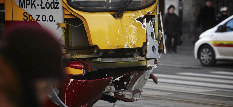 Tak pijany motorniczy spowodował wypadek. WIDEO z monitoringu
