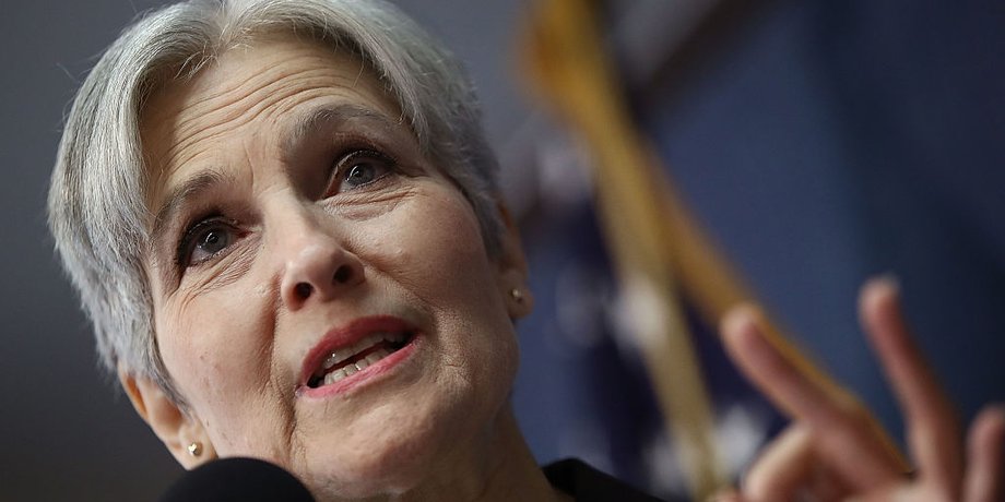 Green Party presidential nominee Jill Stein answers questions during a press conference at the National Press Club August 23, 2016 in Washington, DC.