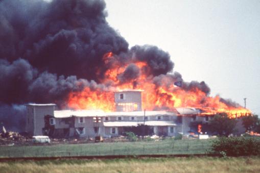 Explosion at Branch Davidian Compound