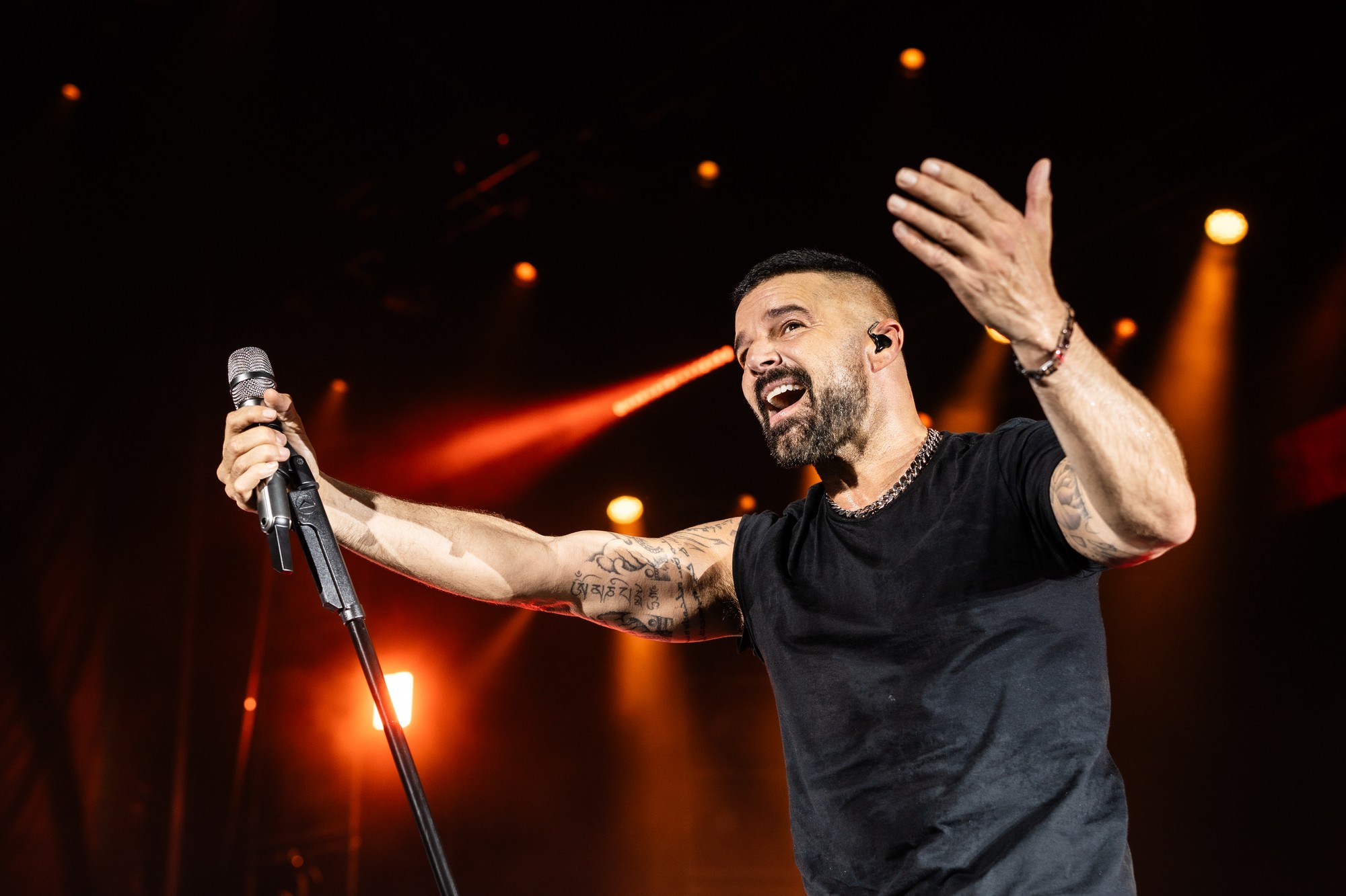 Svetová spevácka hviezda Ricky Martin.