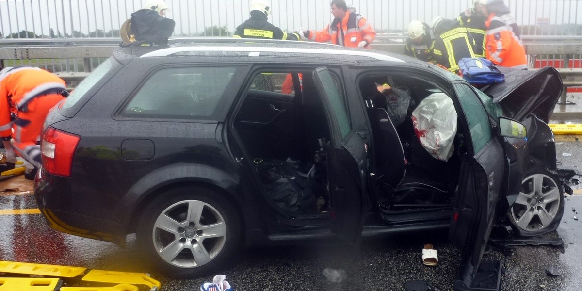 Śmiertelny wypadek na autostradzie w niemczech