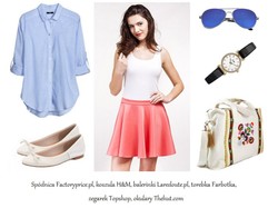 Doskonałe na upały: STYLIZACJE z rozkloszowanymi spódnicami