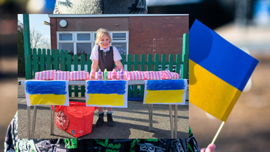 Czterolatka i jej młodsza siostra zebrały pieniądze dla Ukrainy. Usłyszała o wojnie w radiu
