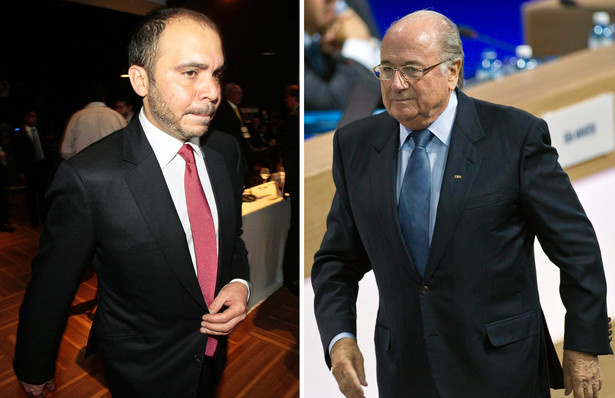 Ali Bin Al Hussein i Joseph Blatter cieniu afery korupcyjnej walczą o władzę w FIFA