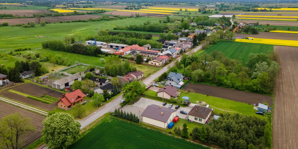 Gmina Baranów, na terenie której planowana jest budowa CPK. Nowe przepisy dotyczące Portu zakładają m.in. "zorganizowaną relokację miejscowości". 