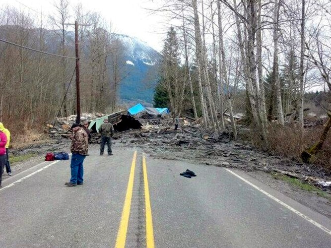 Lawina błotna w USA