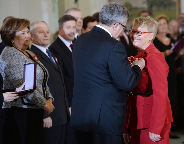 Wręczenie odznaczeń państwowych w Pałacu Prezydenckim w Warszawie