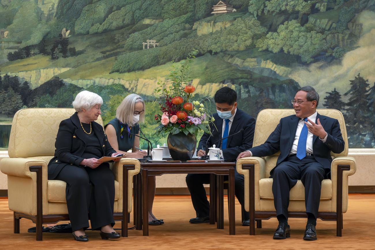 &#34;Želimo zdravu konkurenciju sa Pekingom&#34;: Ministarka finansija SAD sa kineskim premijerom