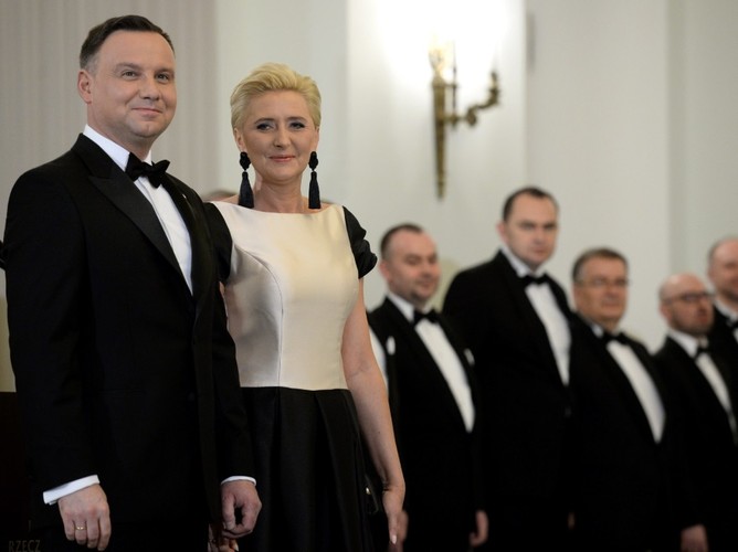 Andrzej Duda i Agata Kornhauser-Duda