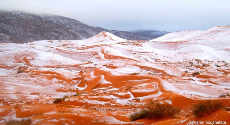 Snow in the Sahara 