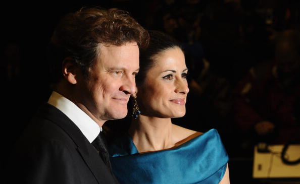 Colin Firth z żoną Livią Giuggioli na premierze "Samotnego mężczyzny"