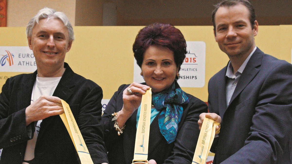 uropean Indoor Athletics Championships 2015 during a press conference in Prague