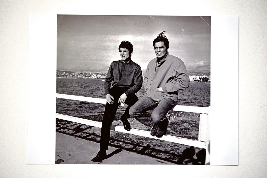 Miloš Milošević i Alen Delon