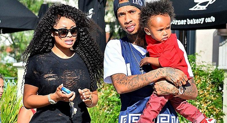 Tyga, Blac Chyna and son King Cairo