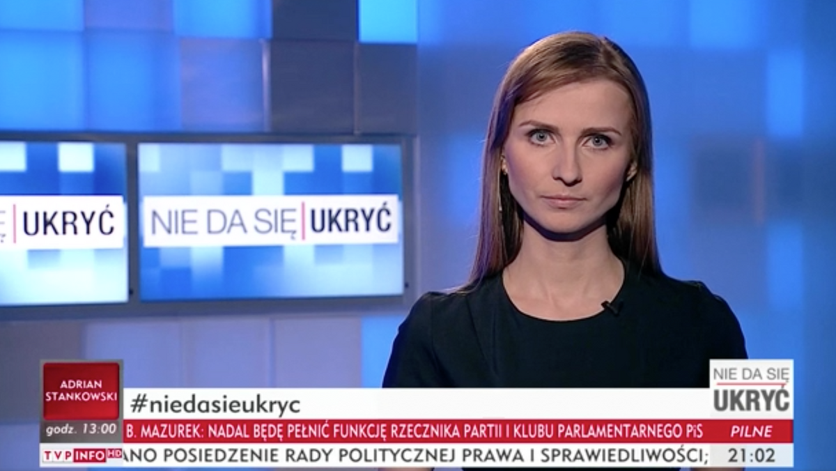 Ewa Bugała TVP Info media telewizja publiczna Telewizja Polska dziennikarstwo
