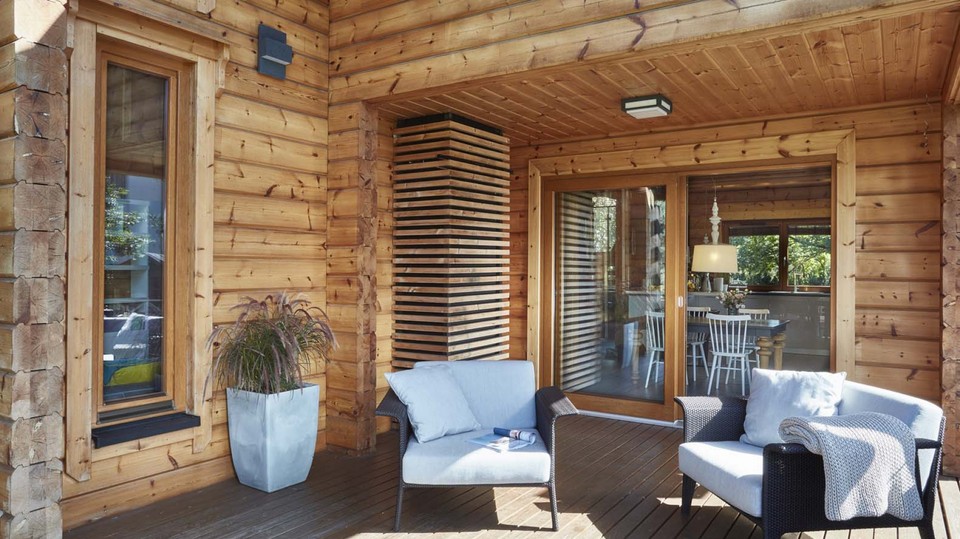 Dom z bali: budowa, wnętrza, zdjęcia - Dom