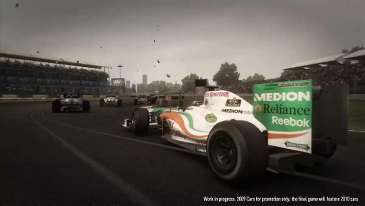 GC 2010: rozwalony McLaren na na gameplayu z F1 2010