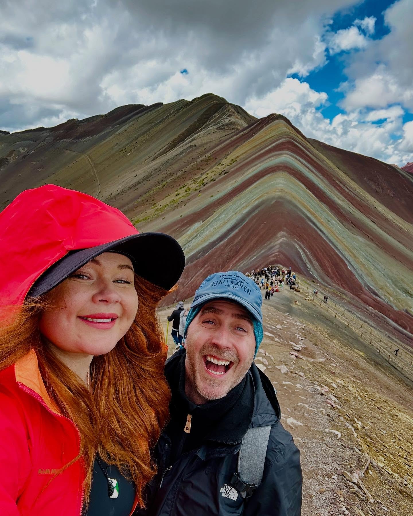 Evelyn a Štefan Martinovič na fotke z Peru.
