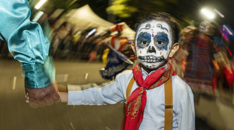 A halottak napján Catrinas felvonulás Mexikóvárosban / Fotó: Northfoto
