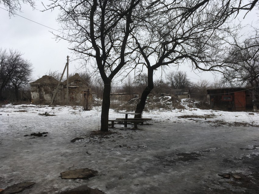 Prva linija fronta odakle su proruske snage udaljene na oko 700 metara