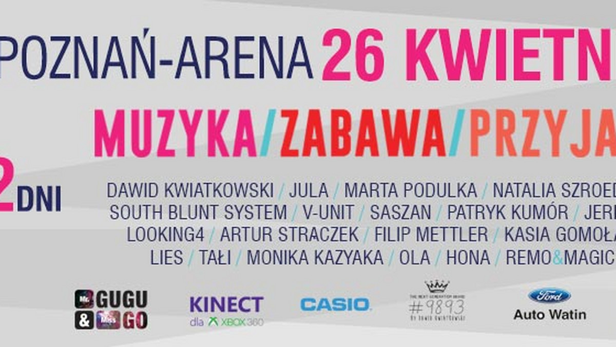 W sprzedaży zostały już wyłącznie bilety “Be Young Star". Wyprzedane są zupełnie "Golden", "Diamond" oraz "9893". Festiwal Young star odbędzie się 26 kwietnia w Poznaniu.