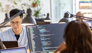 Software developers had a median annual wage of $132,270, and this job role was projected to see employment increase by 410,400 from 2022 to 2032.Luis Alvarez/Getty Images