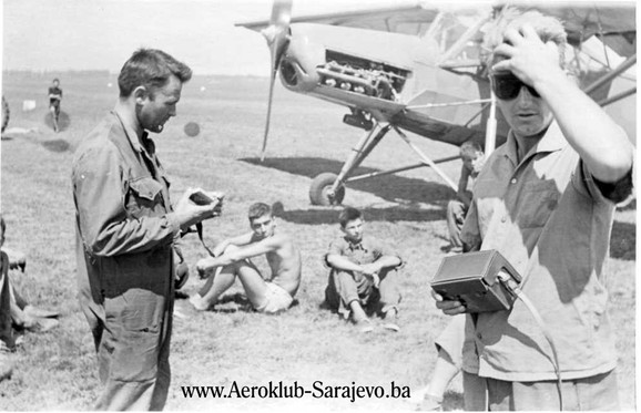 Livno 1964, snimljeno u trenutku kad je STORCH 